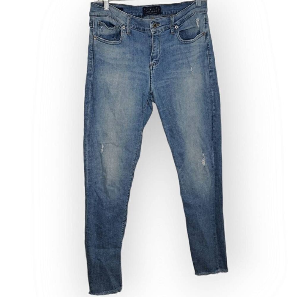 Lucky Brand Women's Distressed Light Wash Brooke Jeans size 8/29